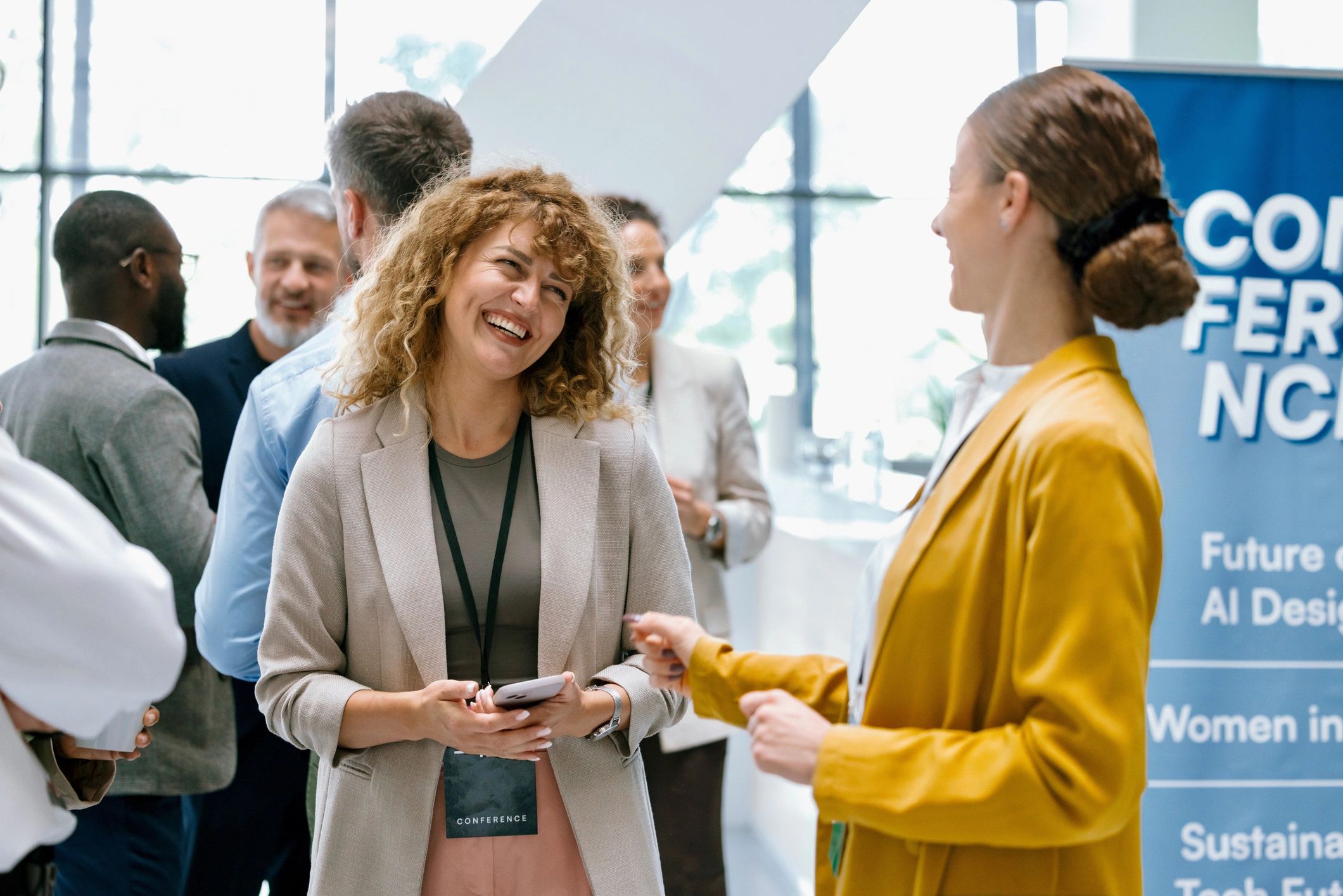 Hospitality team meeting and coordinating operations